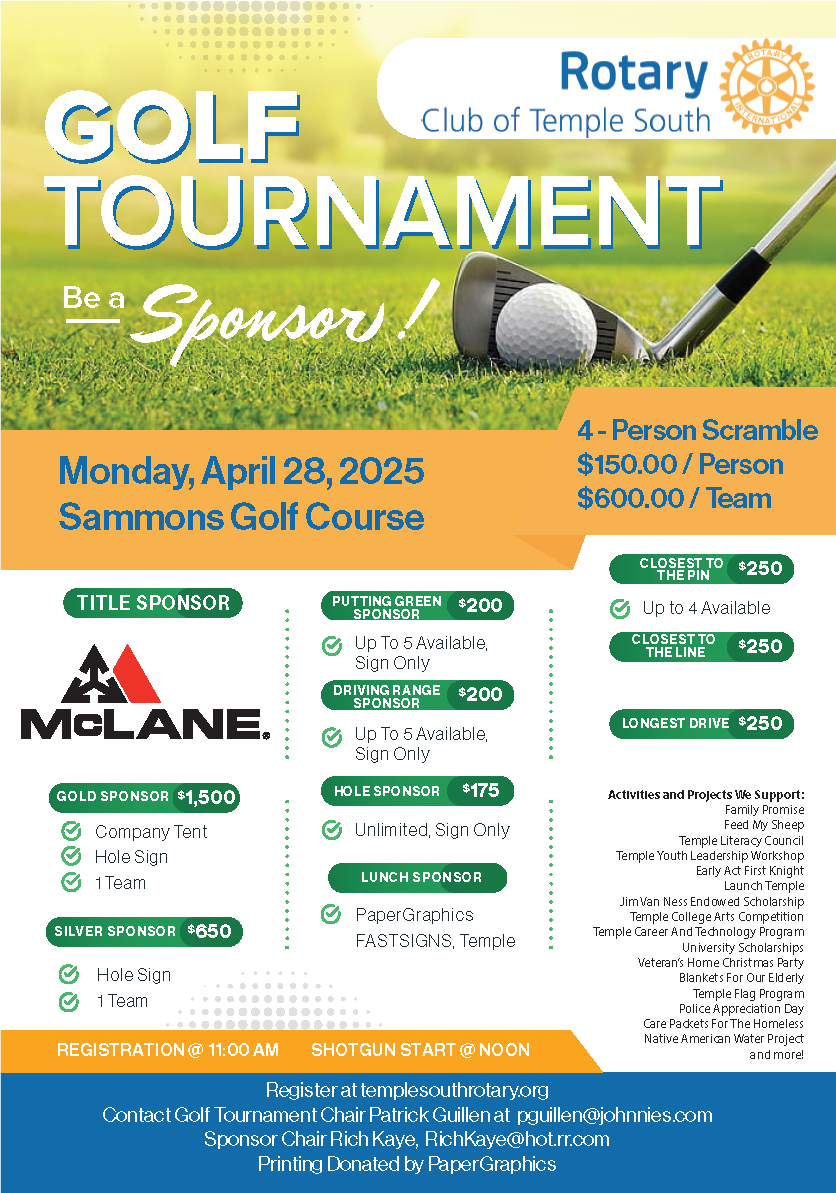 Annual Golf Tournament