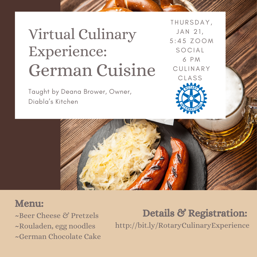 Virtual Culinary Experience: German Cuisine