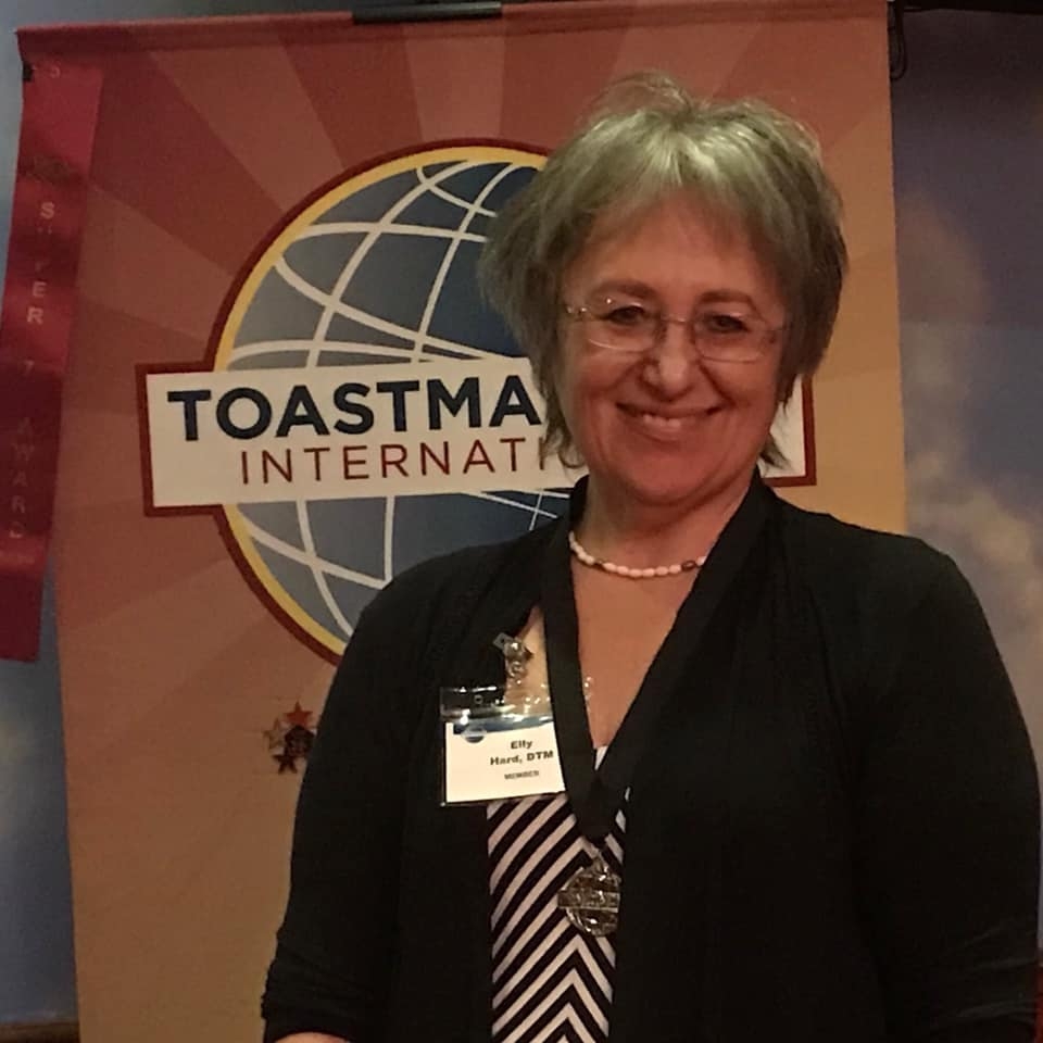 ELLY HARD, DISTINGUISHED TOASTMASTER SPEAKS TO KINGWOOD ROTARIANS
