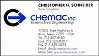 Chris Schneider - Chemac Inc.