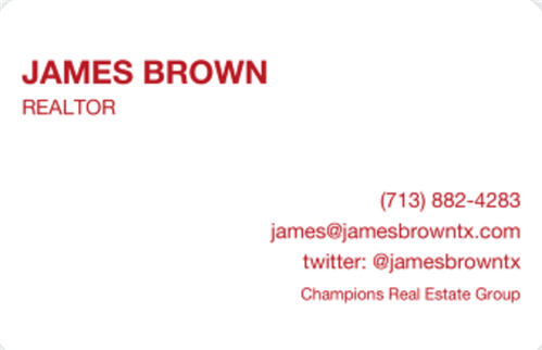 James Brown, Realtor