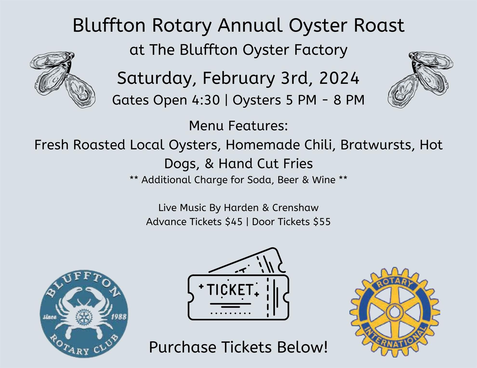 Oyster Roast 2024 Rotary Club of Bluffton