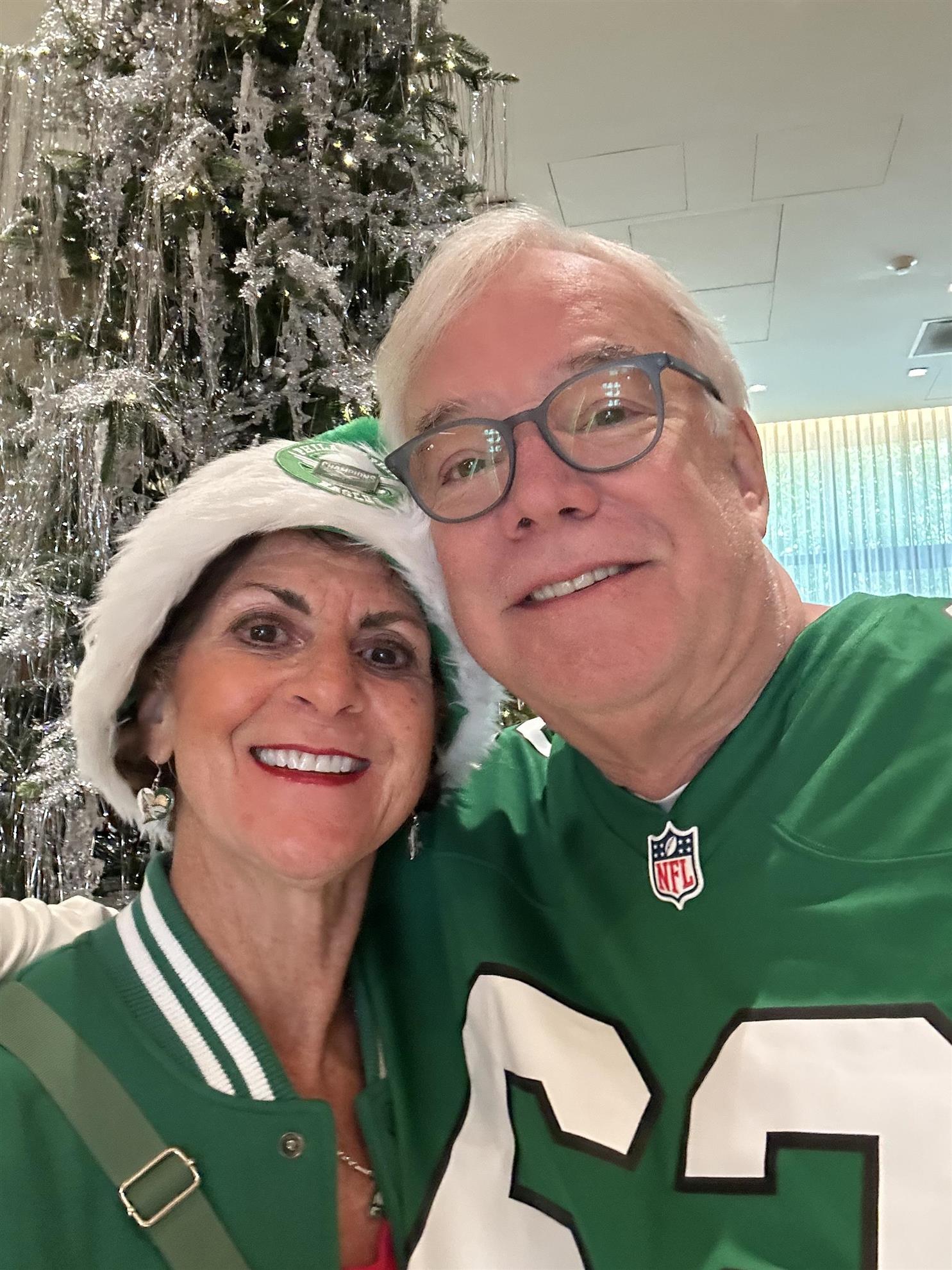 Francine & Mike ready for some Eagles Action!