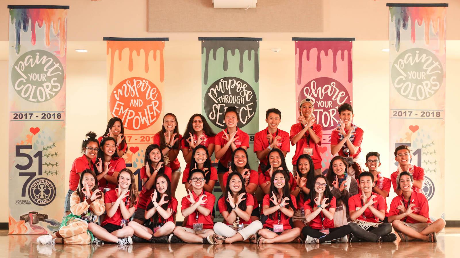 Local Students at Leadership Camp