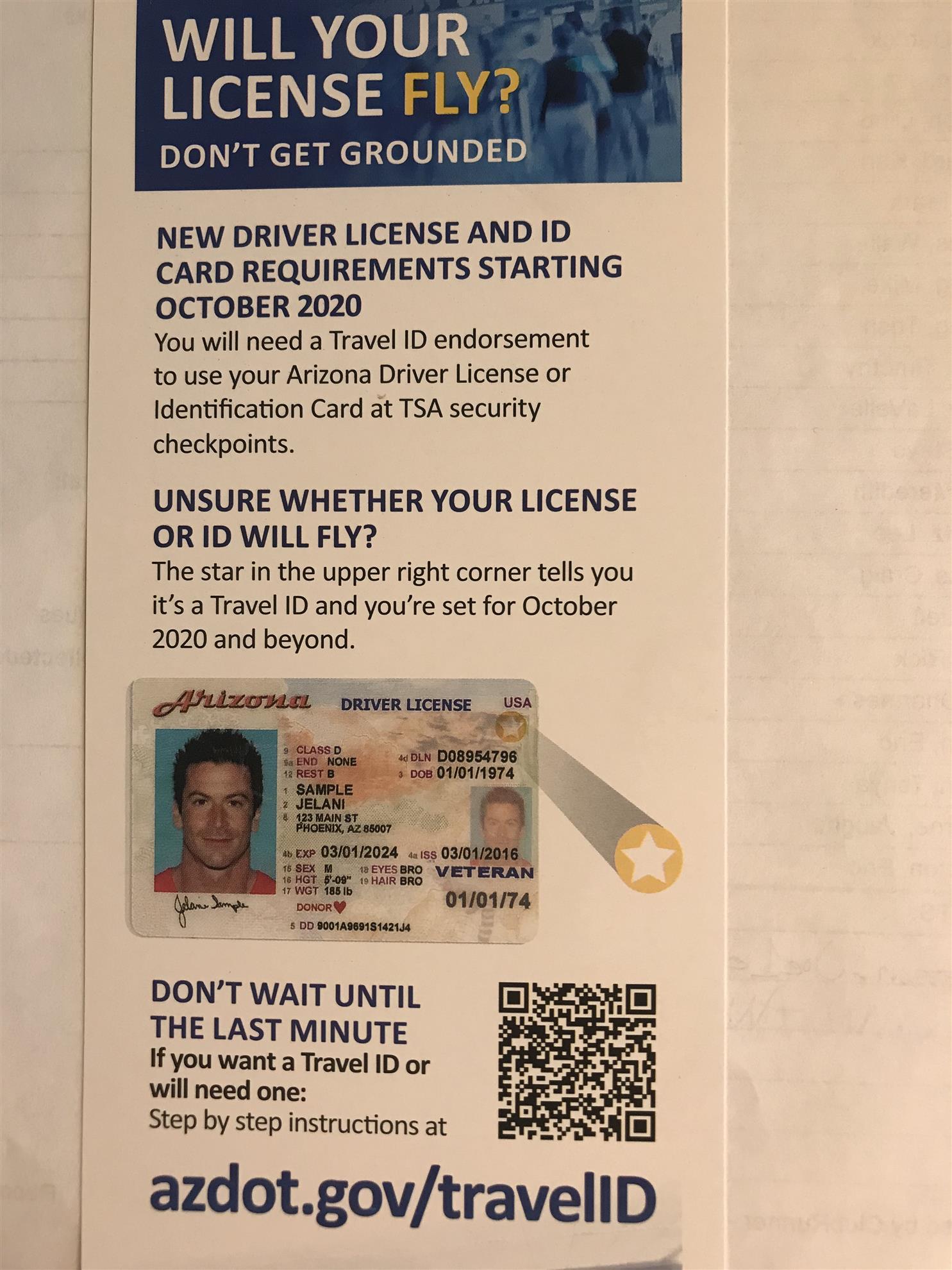 Travel Id Card Az