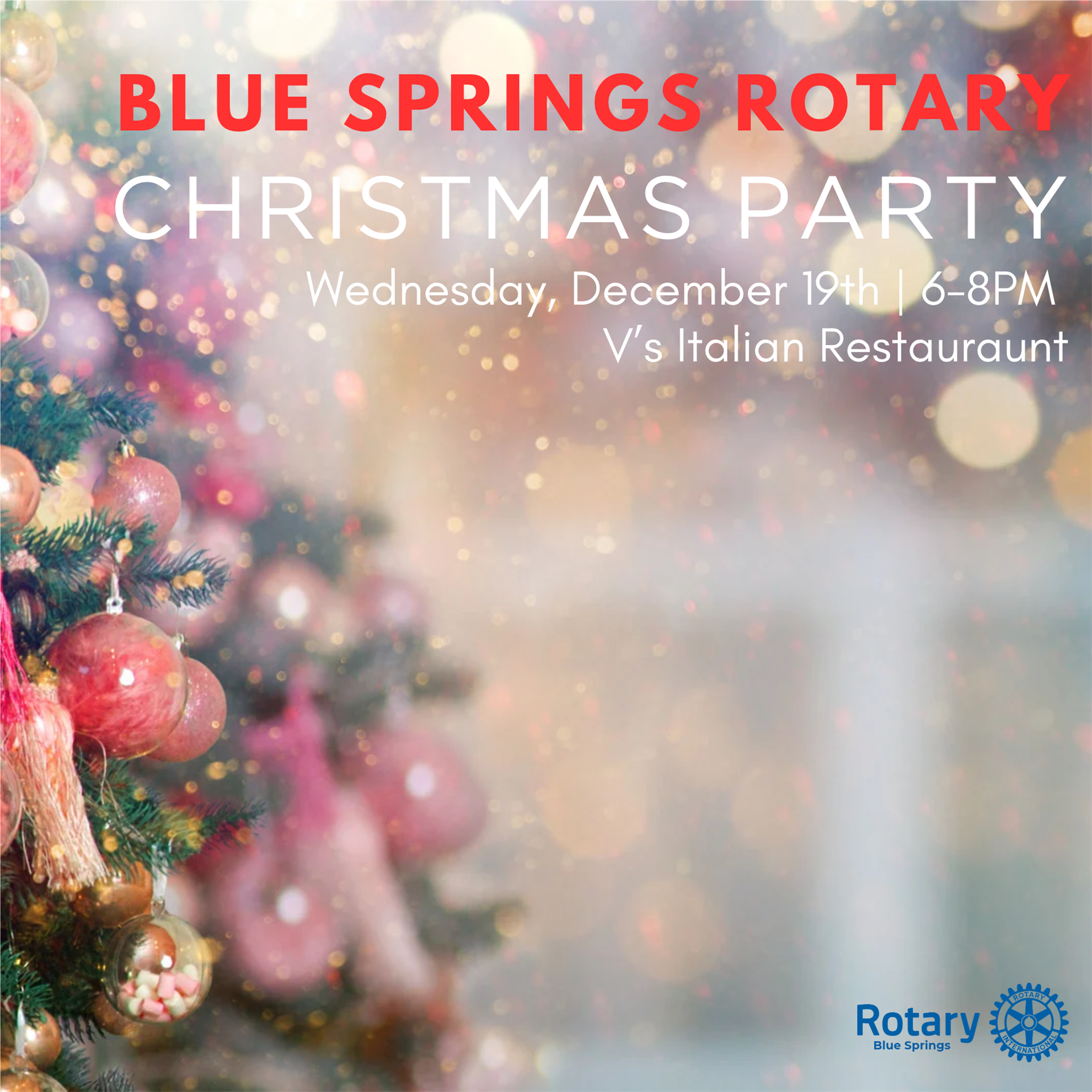 Blue Springs Rotary Christmas Party