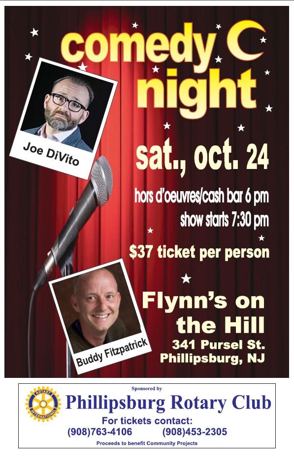 Comedy Night 10 24 15 Rotary Club Of Phillipsburg