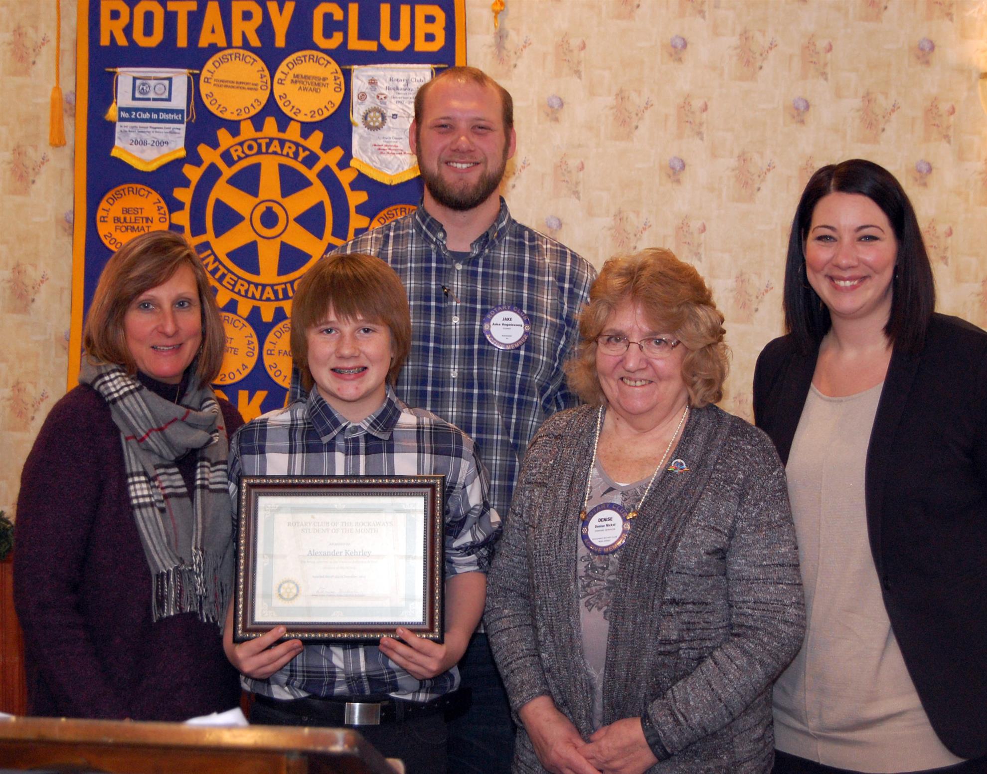 exchange 1 programs month Rotary MONTH   of OF STUDENTS Rockaway Club THE