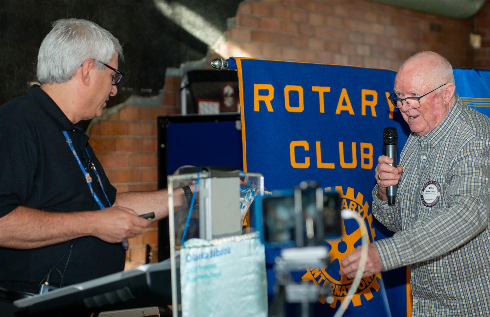 President Max and Steve Amend