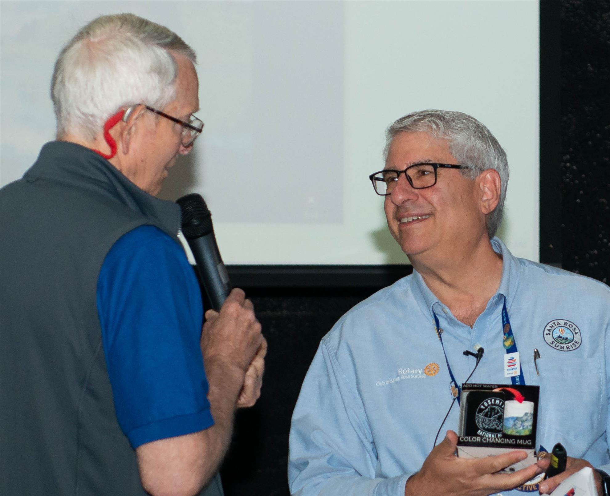 Mark Campbell and President Max