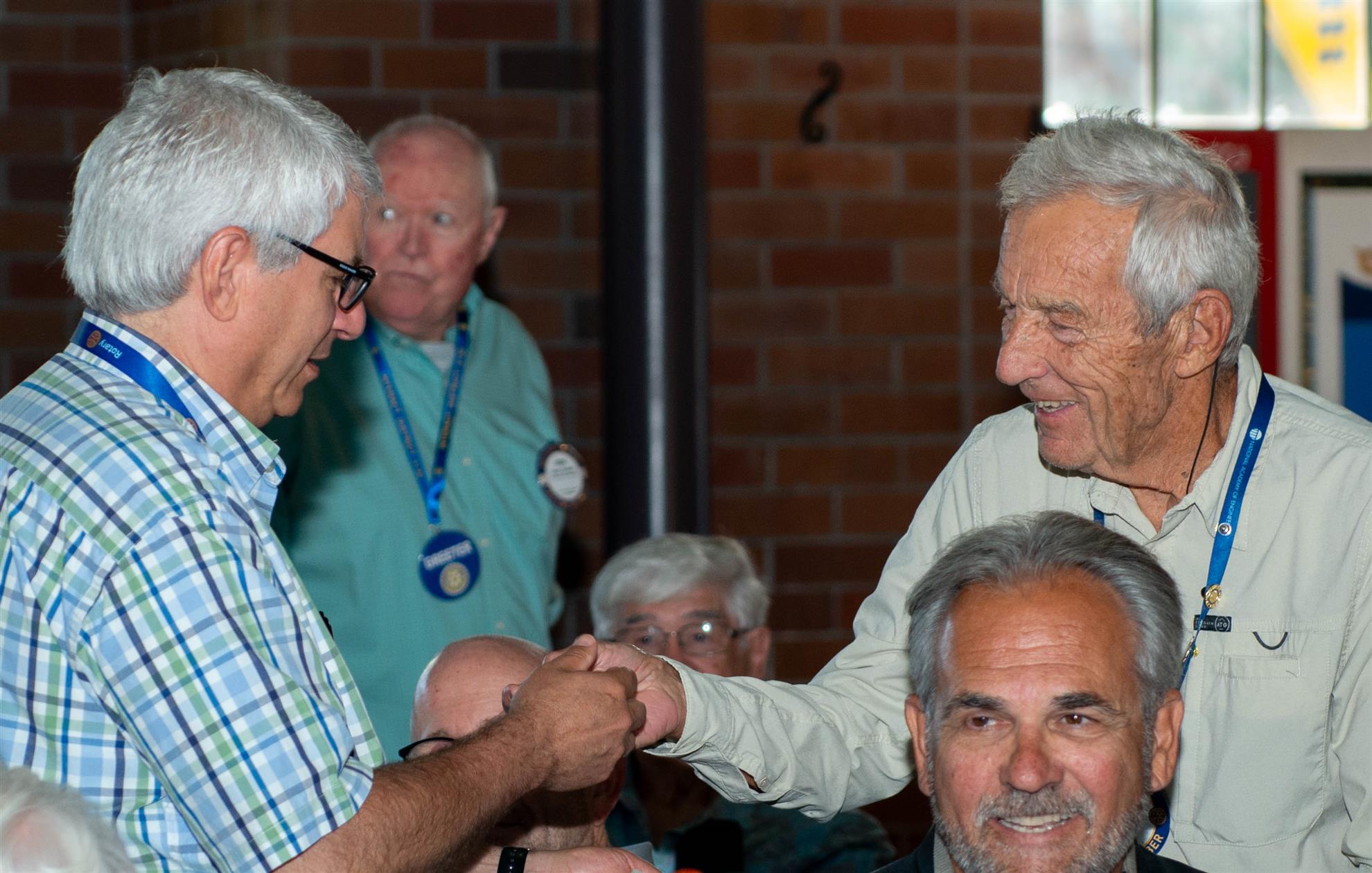 President Max and Peter Banks