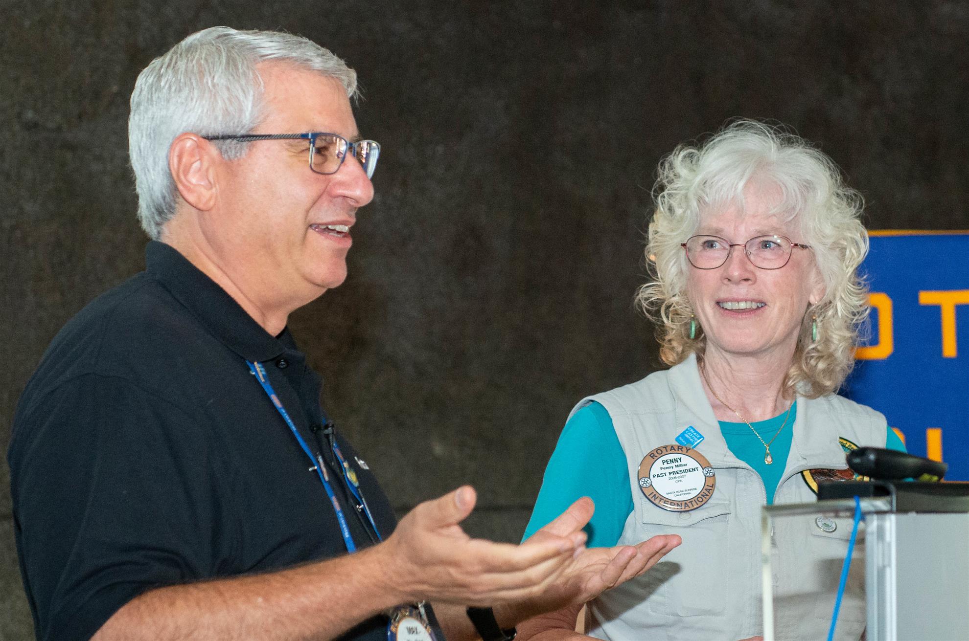 President Max and Penny Millar