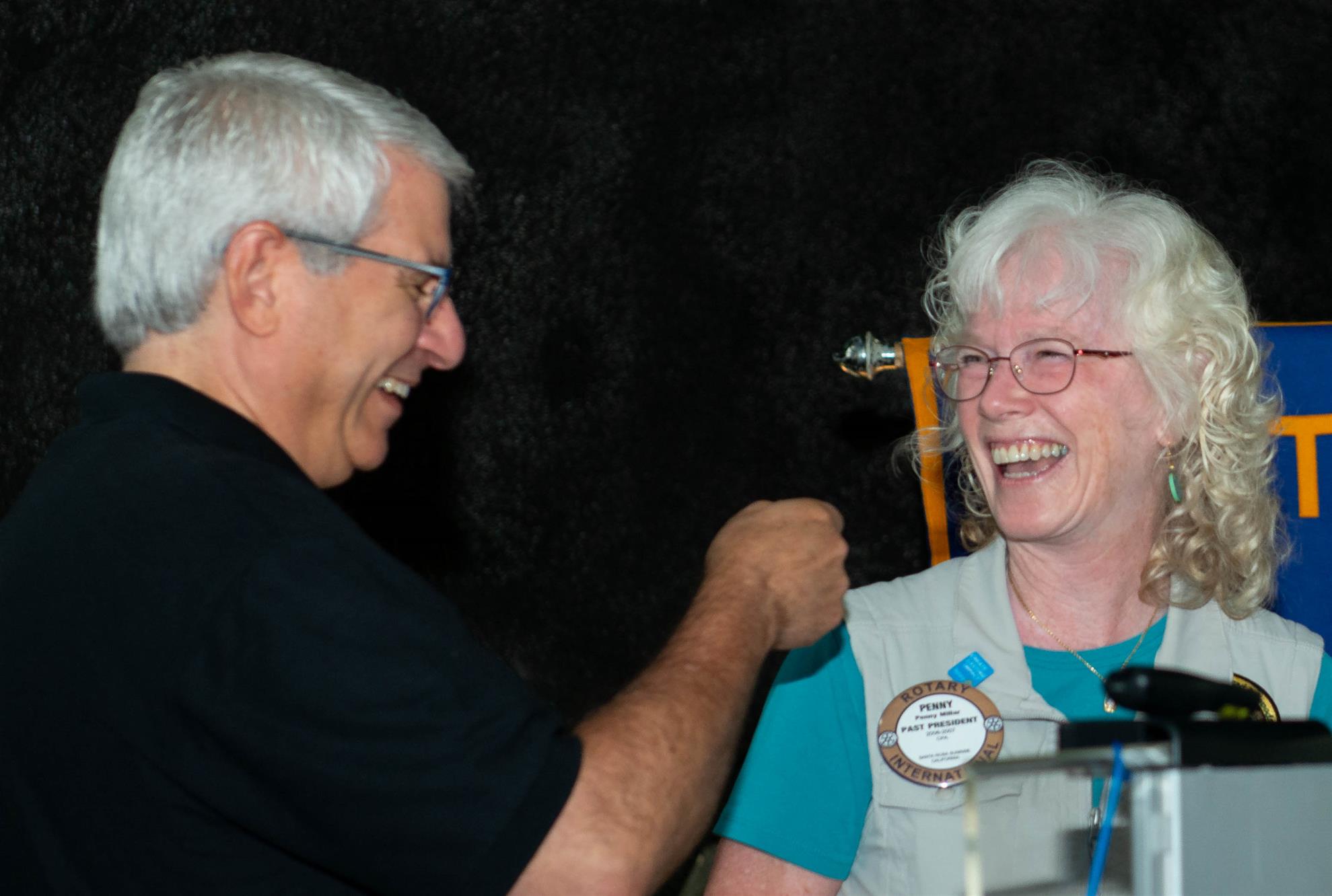 President Max and Penny Millar