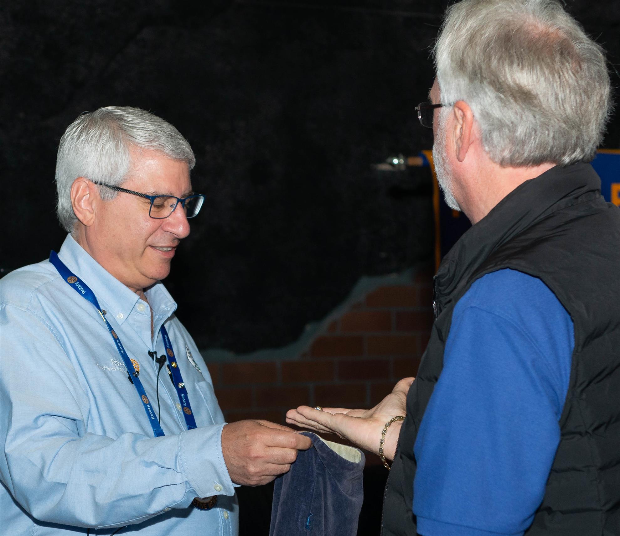 President Max and Dave Lorenzen
