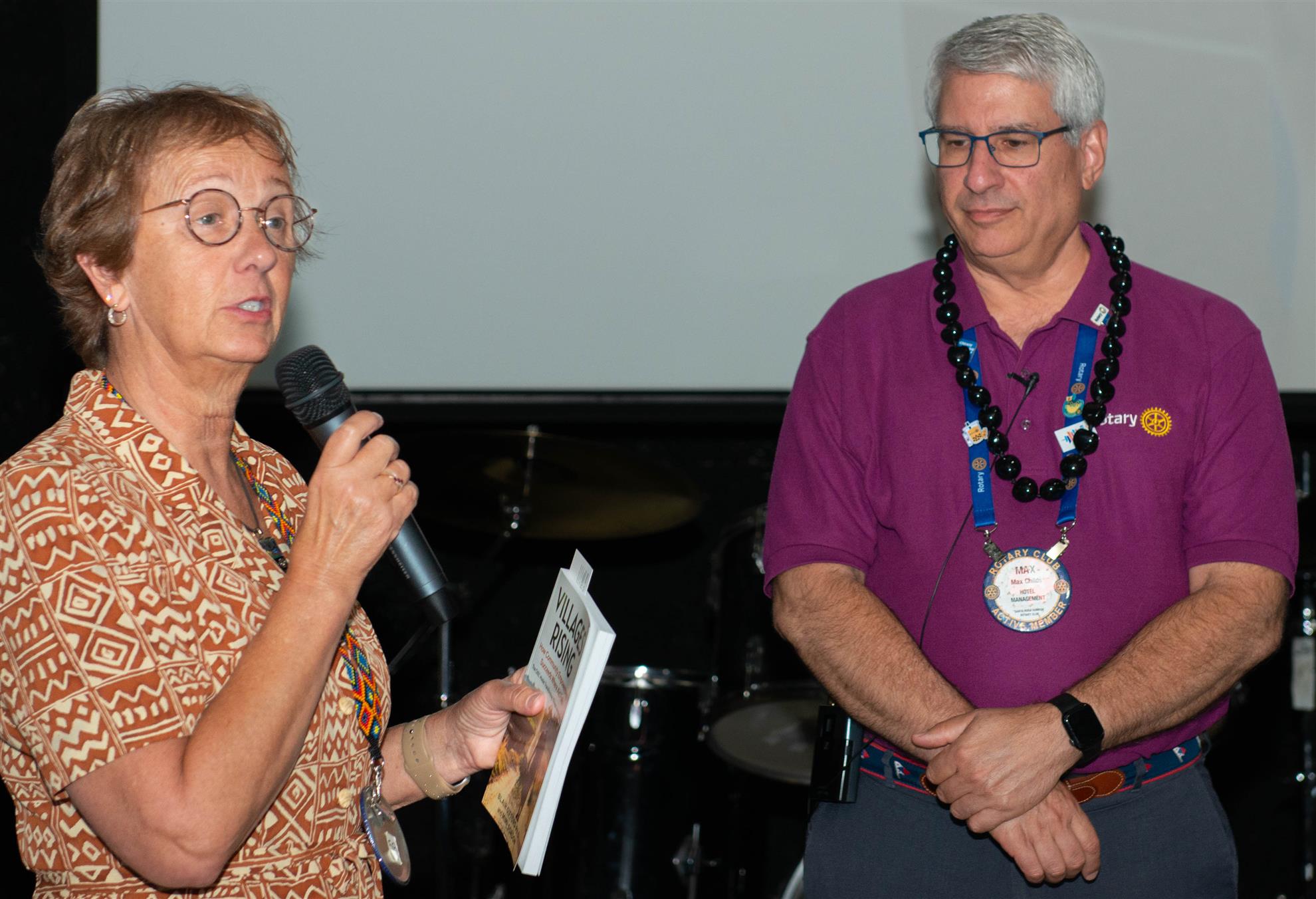 Eloise Tweeten and President Max