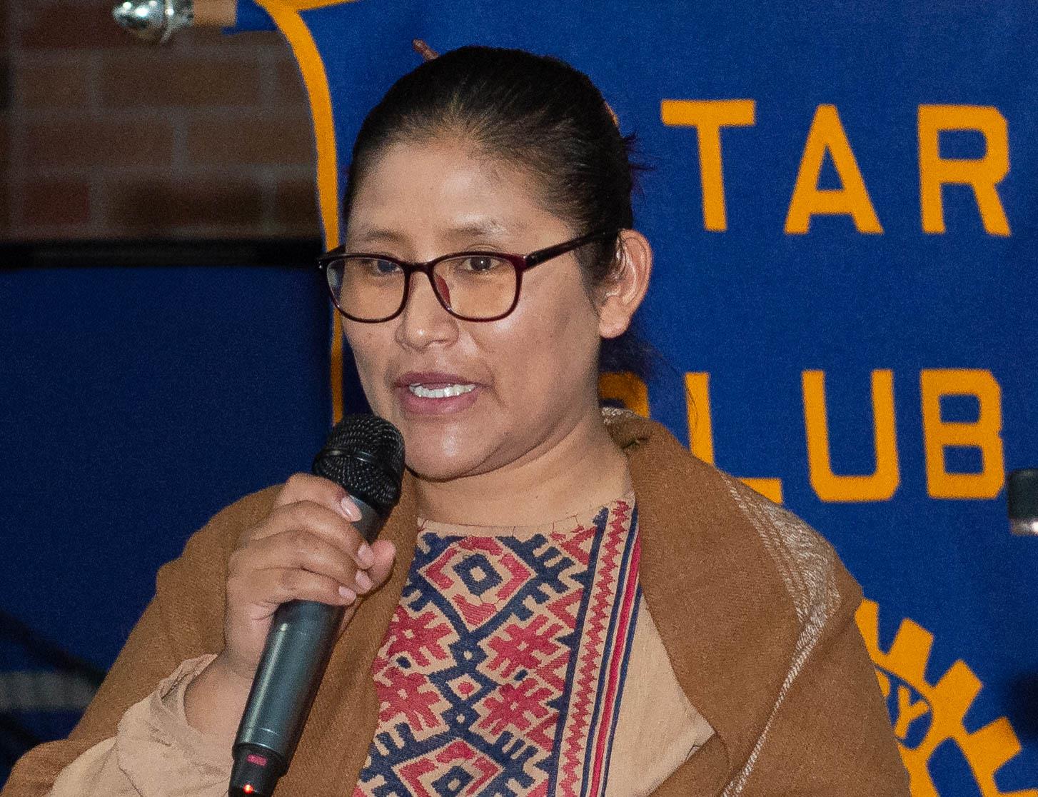 Speaker Magaly Quispe