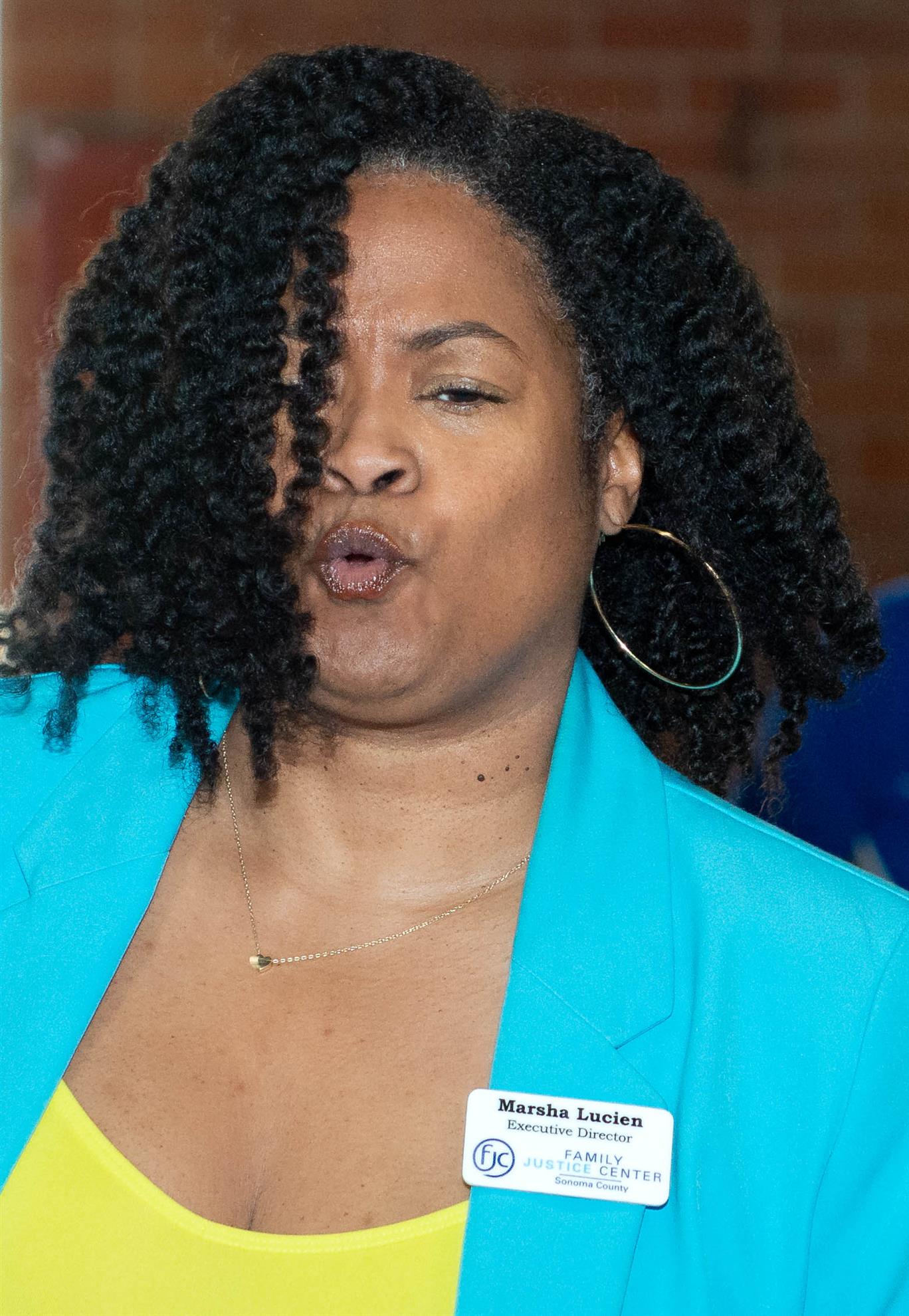 Camp Hope Representative Marsha Lucien