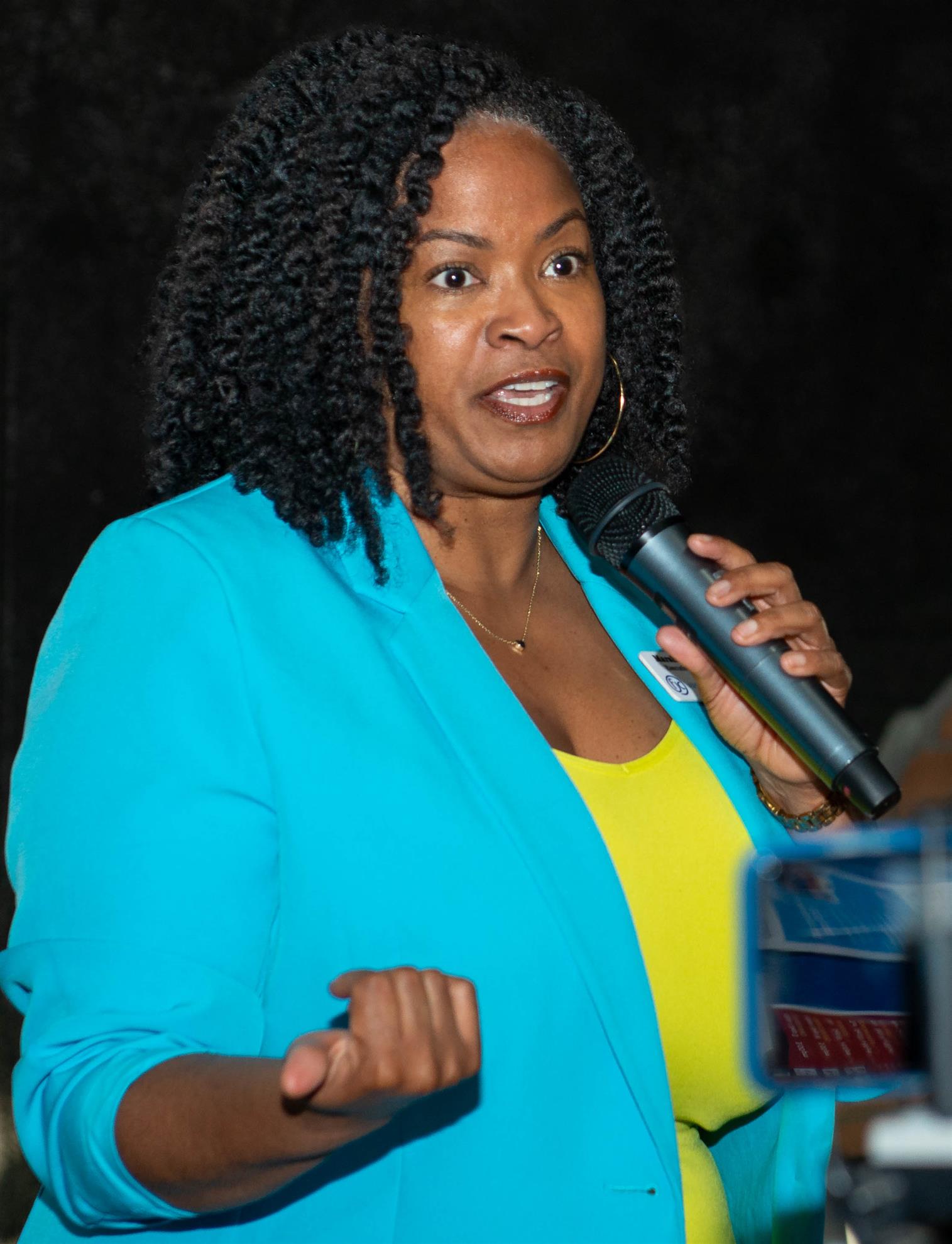 Camp Hope Representative Marsha Lucien