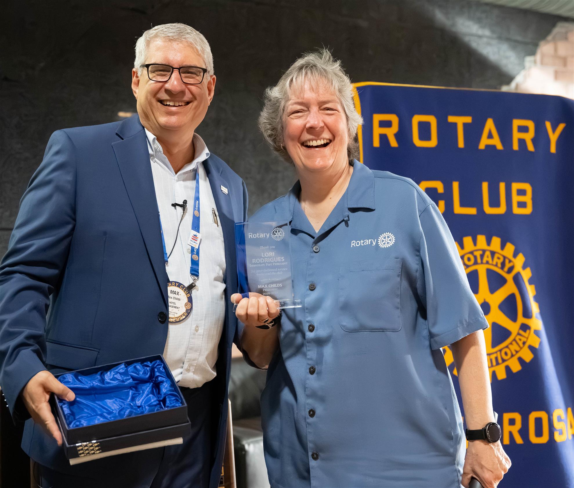 President Max and Lori Rodrigues