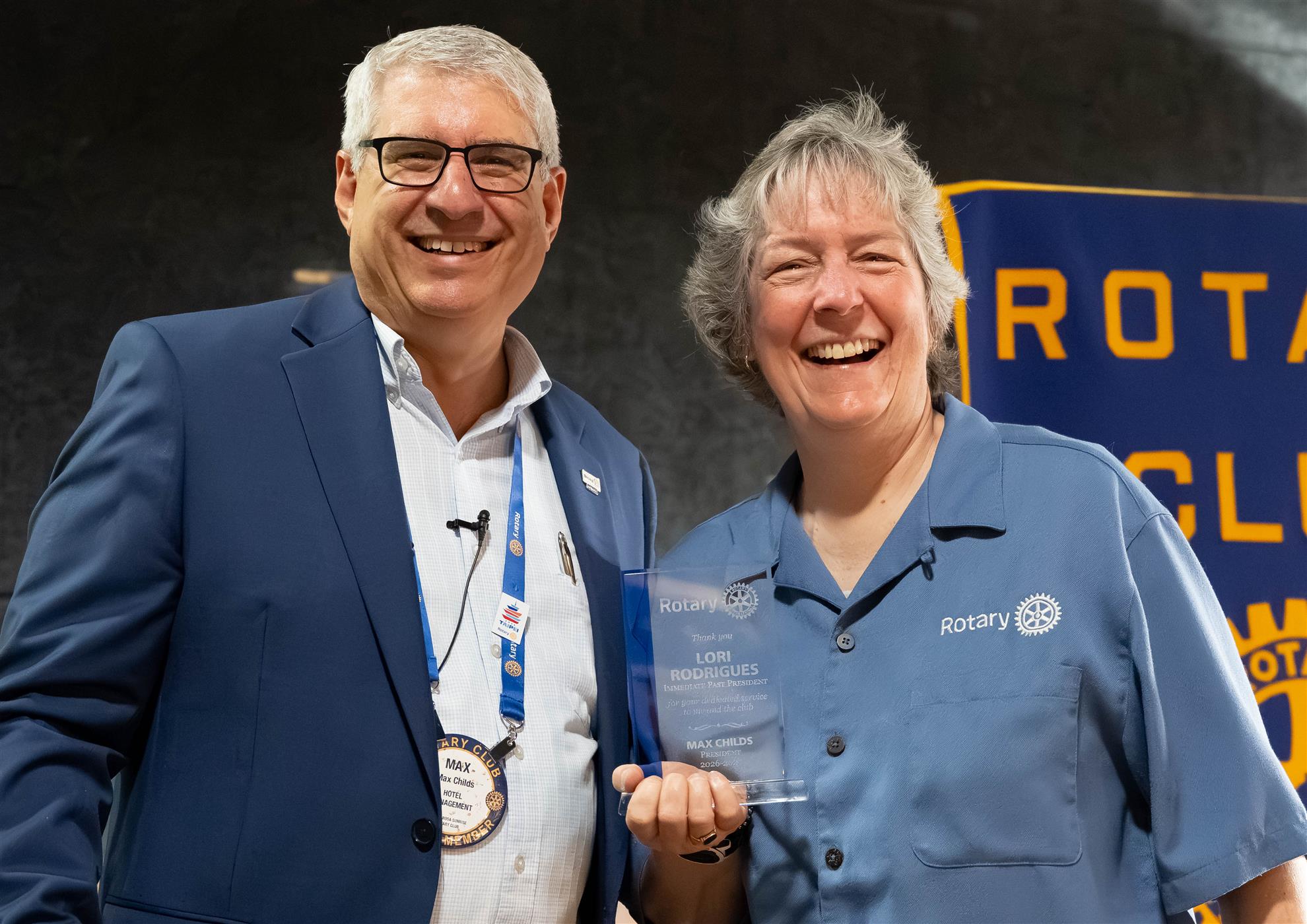 President Max and Lori Rodrigues