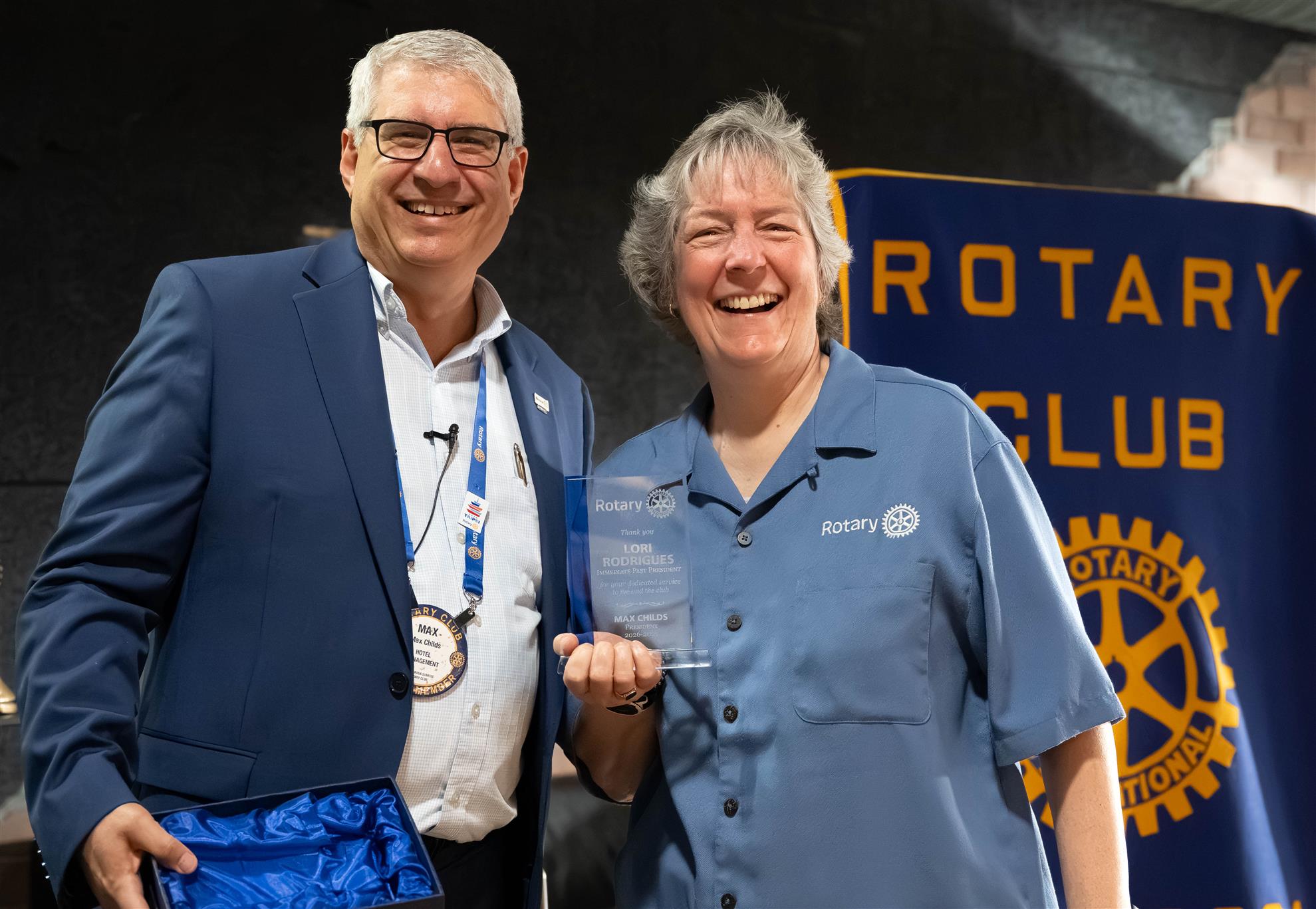 President Max and Lori Rodrigues