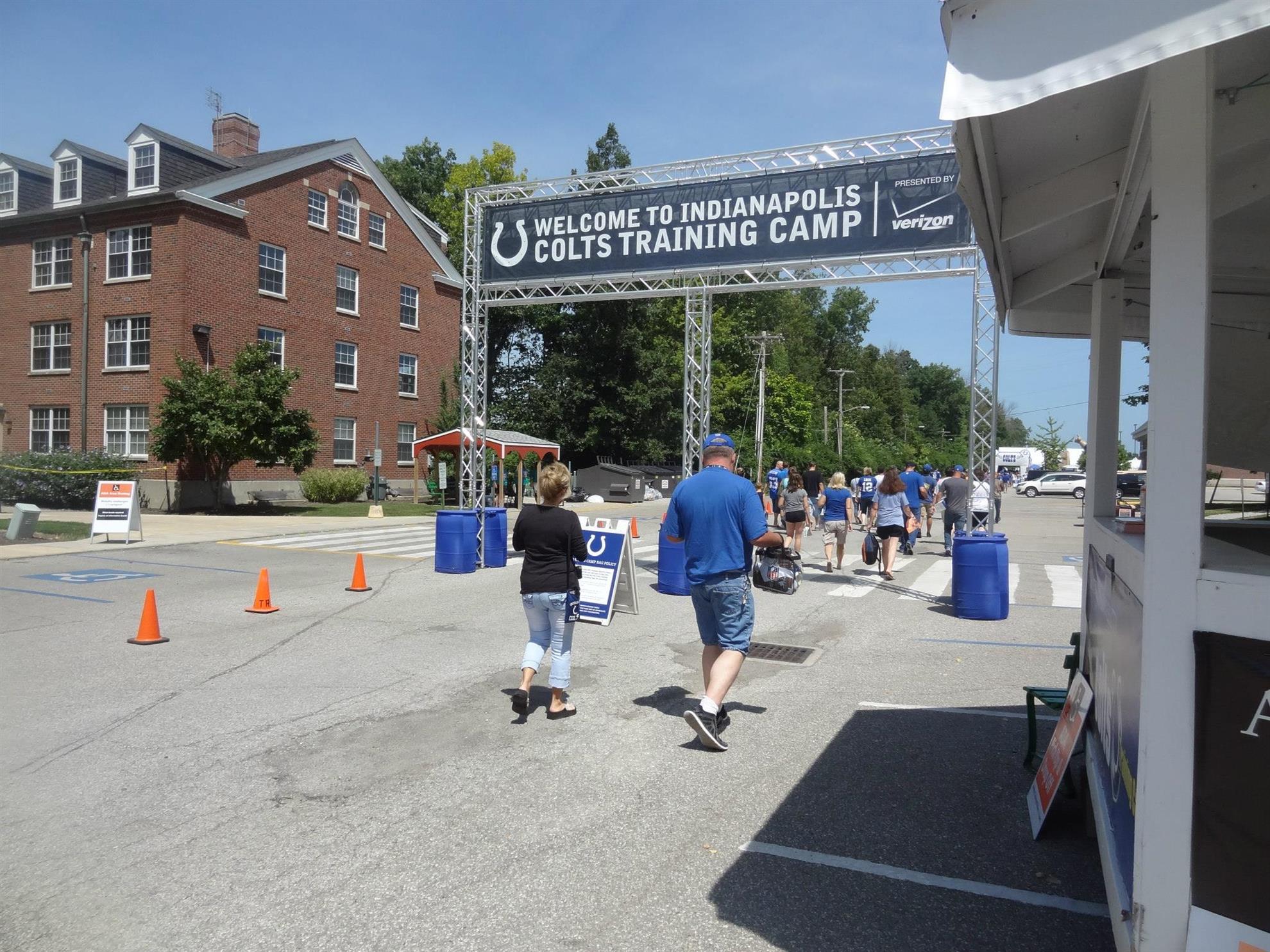 Indianapolis Colts Training Camp Schedule at Anderson University