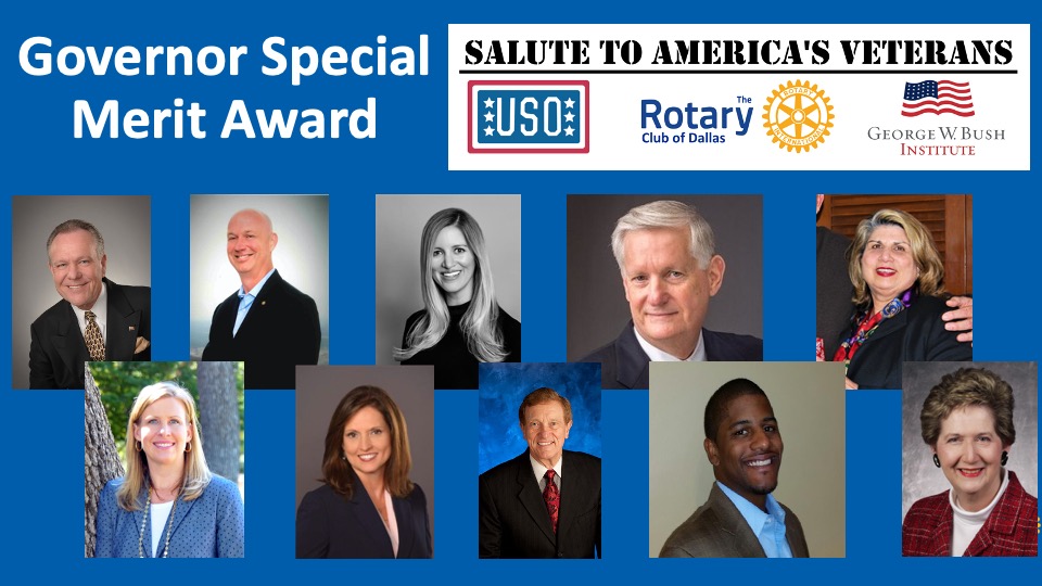 Governor Special Merit Award | The Rotary Club of Dallas