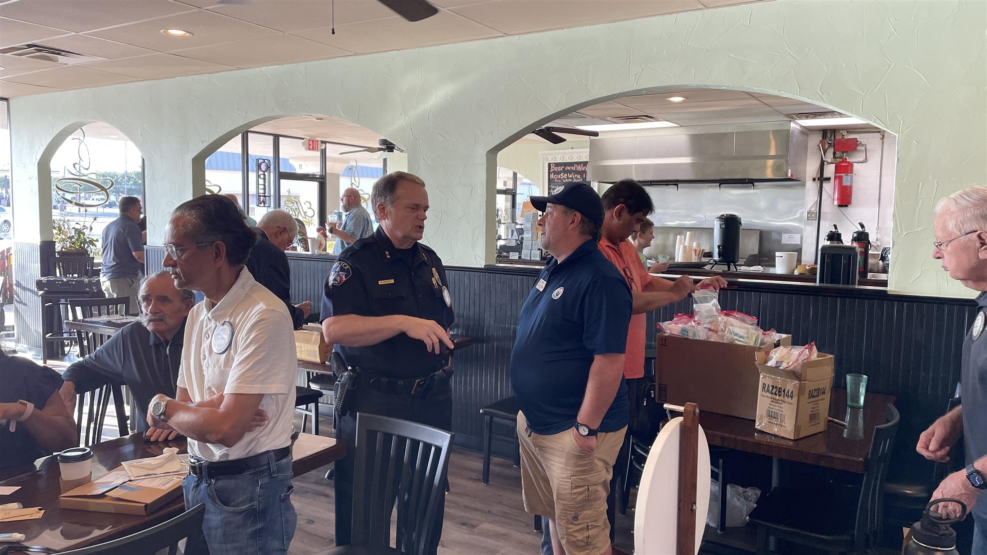 Street side showers Hygiene packs