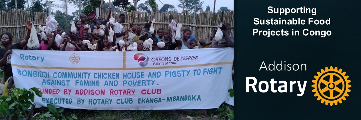Addison Rotary Sustainable Food Project In Congo