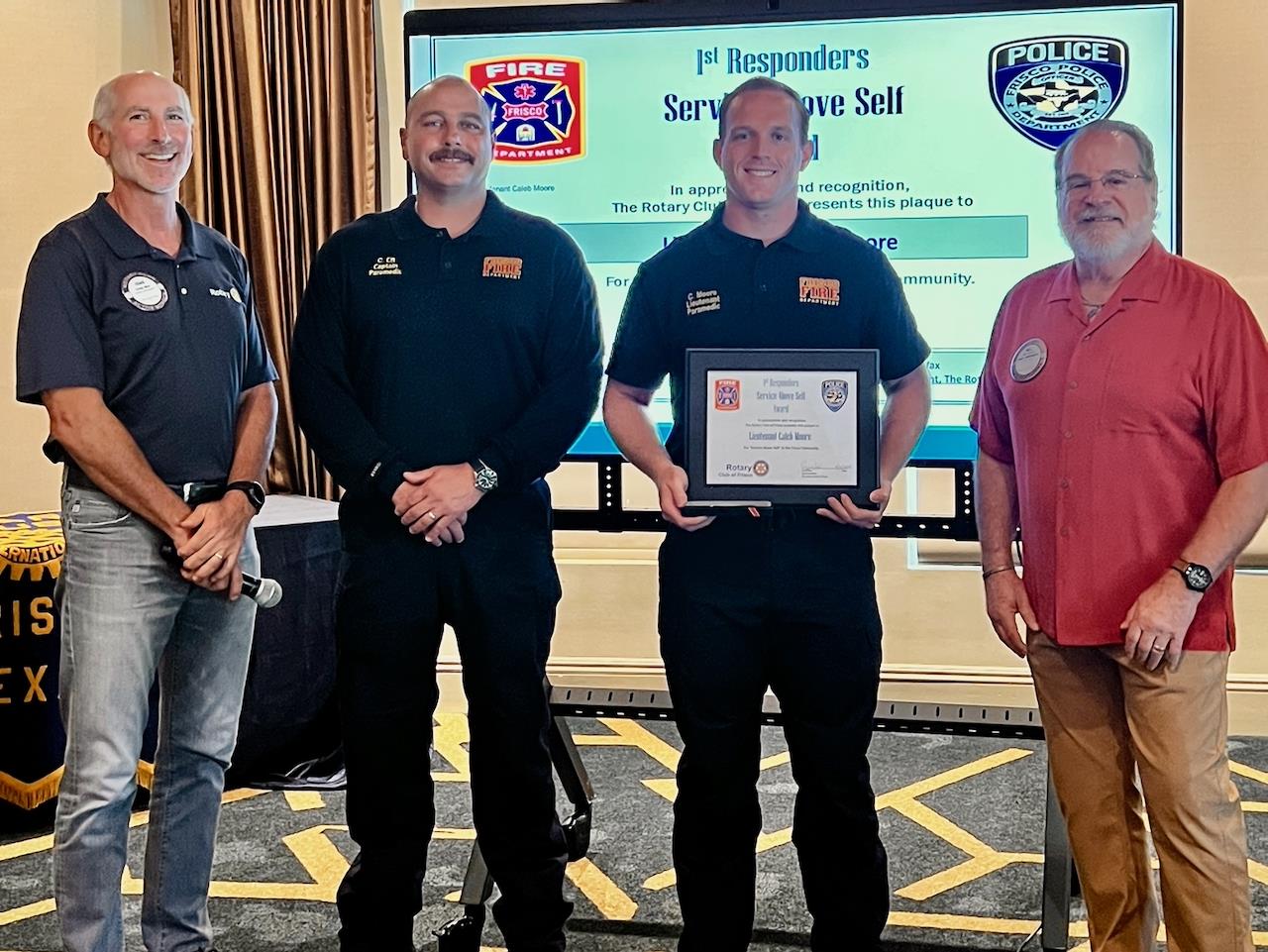 Service Above Self Award - Frisco Fire Department