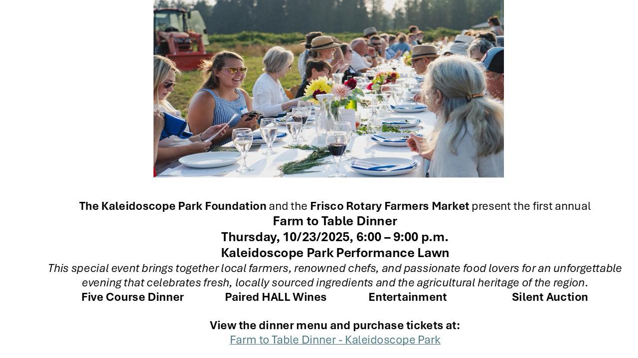 Farm to Table Dinner