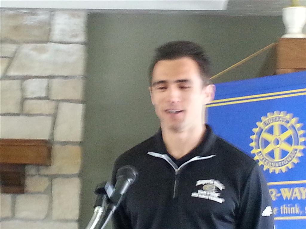 ESU Coach Steve Blocker Talks Track & Field Rotary Club of Emporia