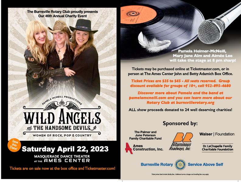 Burnsville Rotary Concert for Caring 2023 Wild Angels