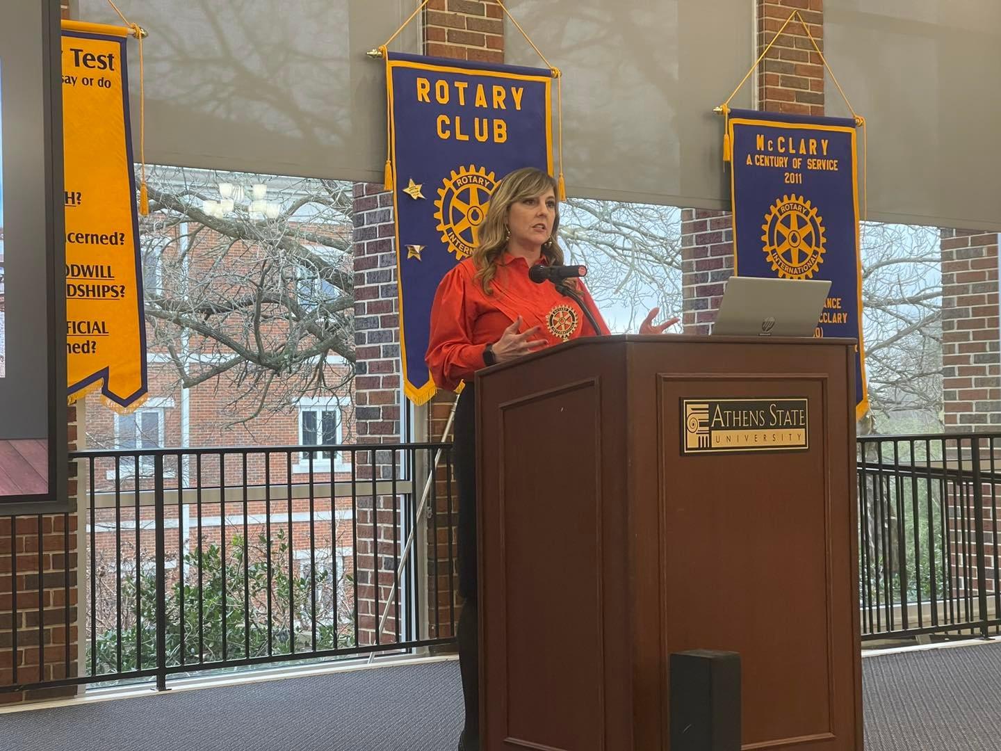 Limestone County Archivist Speaks to Athens Rotary Club | Rotary Club ...