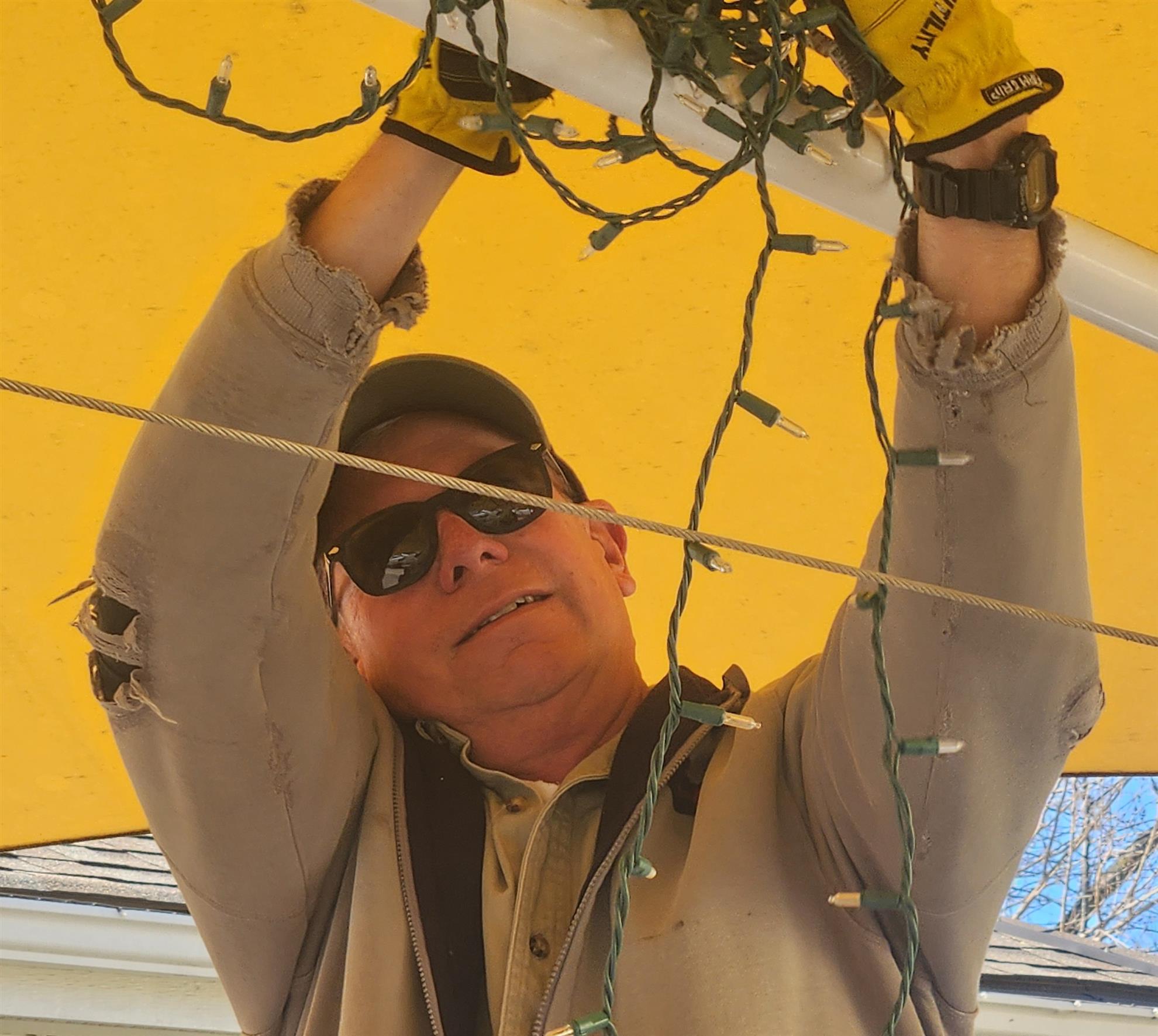 Holiday Lights at Rotary Plaza - Thanks Ken!