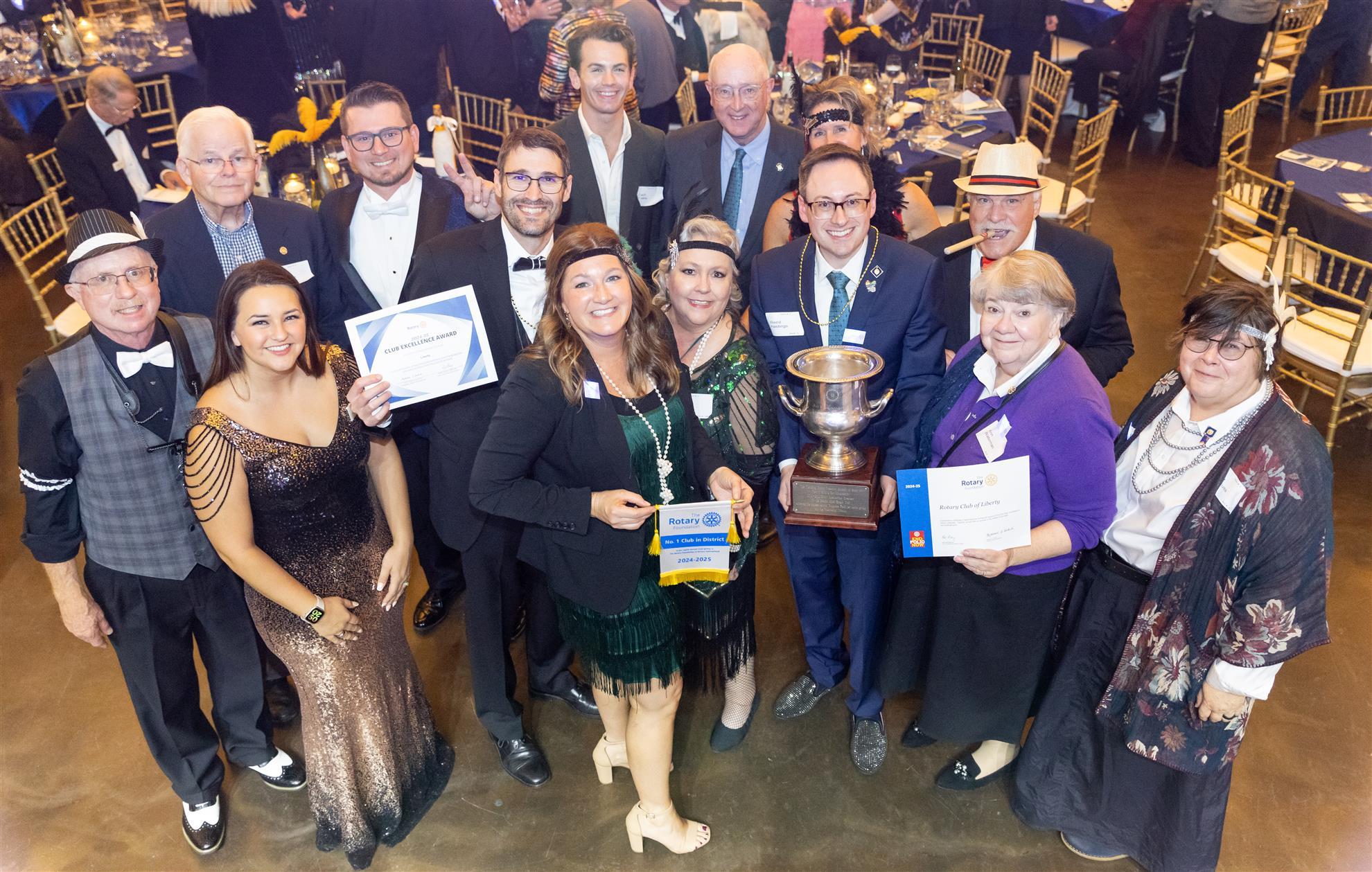 RC of Liberty  Awarded Klingensmith Cup at Foundation Dinner 11/7/2025
