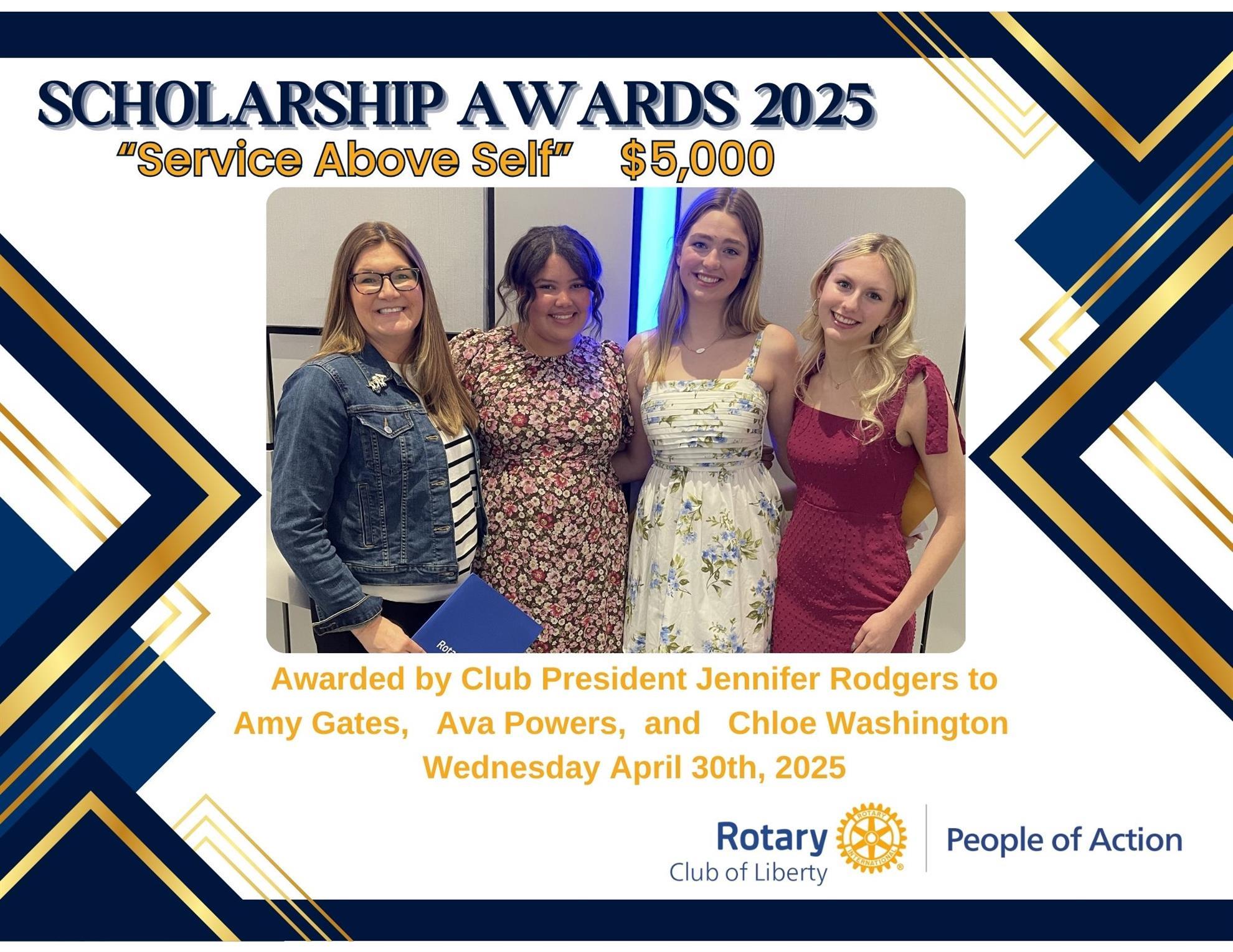 2025 Scholarship Winners