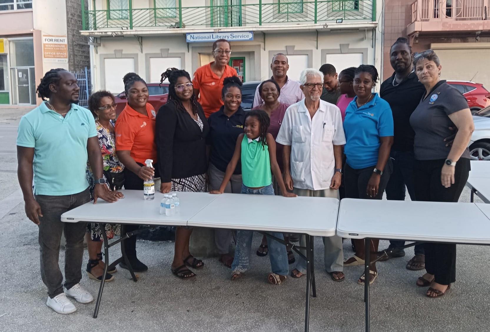 Volunteers at August's Bridgetown Feeding