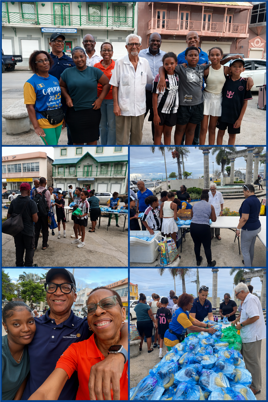 1st Bridgetown Feeding for the Rotary year