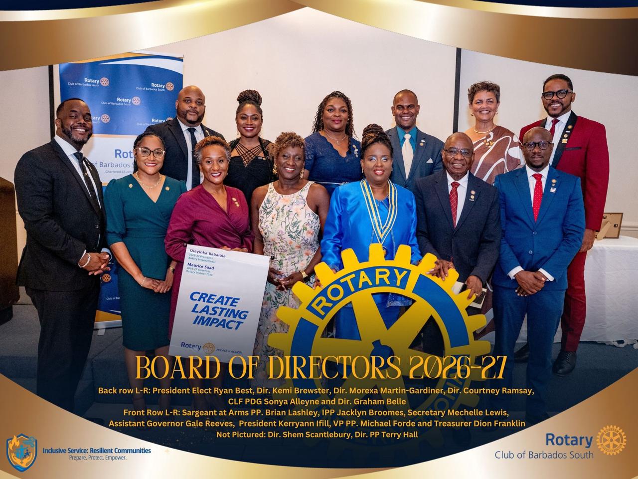 Group Image of board with AG Gale