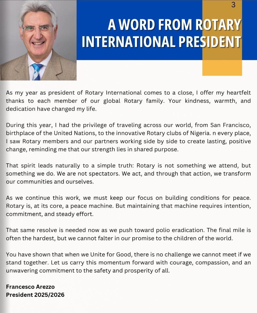 RI President's Address