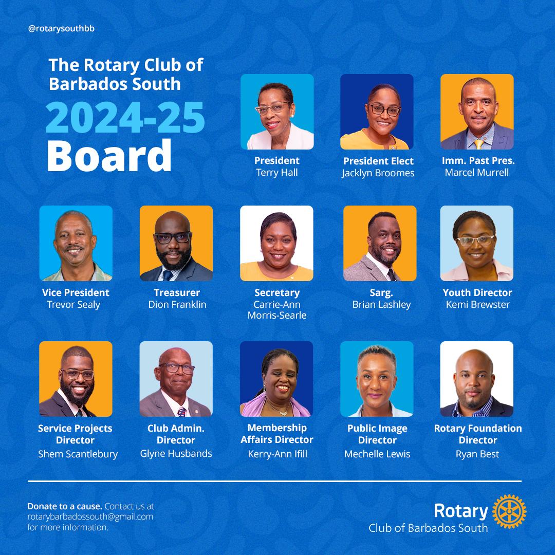 Rotary Club of Barbados South Board