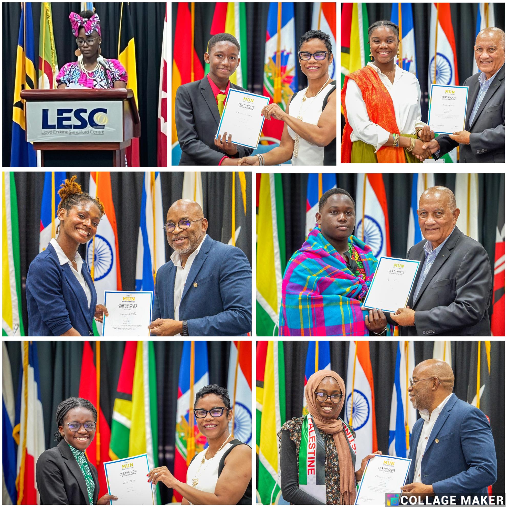 Images of the 7 delegates who tied for second place 
