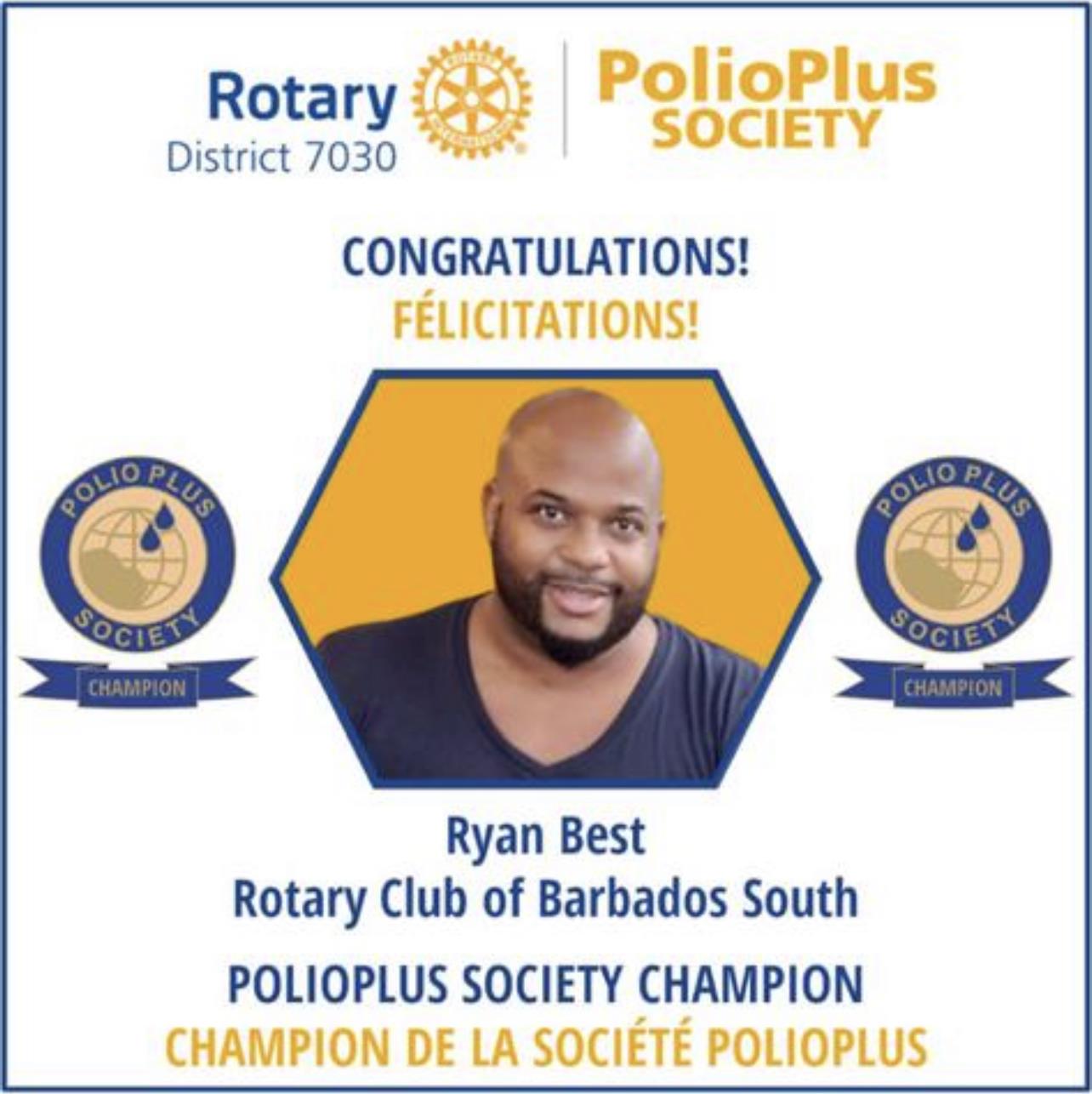 Congrats Ryan Best