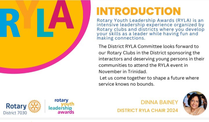 RYLA promotional introduction