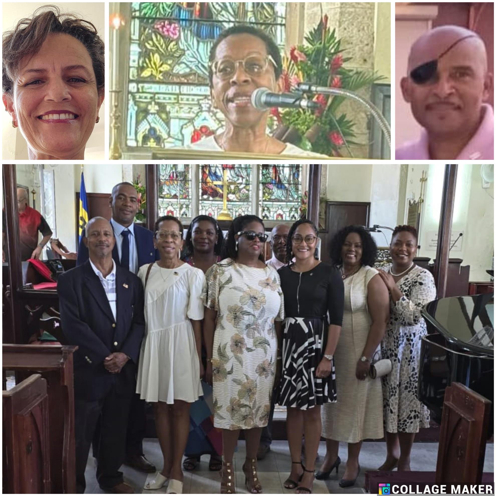 Rotarians who attended the church service at St Matthias Church