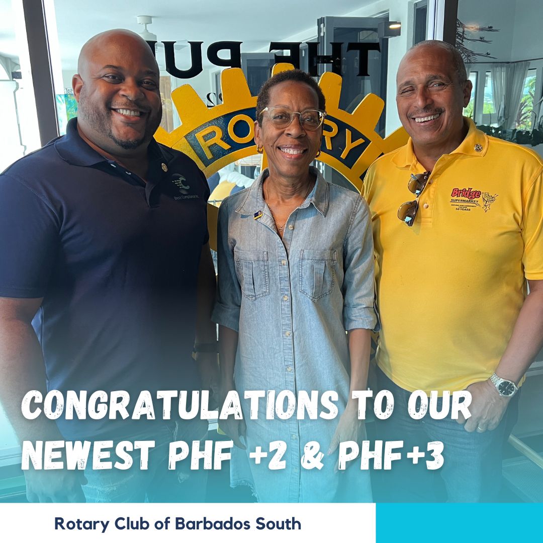 PHF+3 director Ryan with PHF+2 Michael Trotman and President Terry