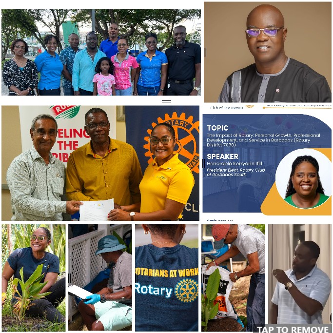 banner collage featuring a few images from the august activities