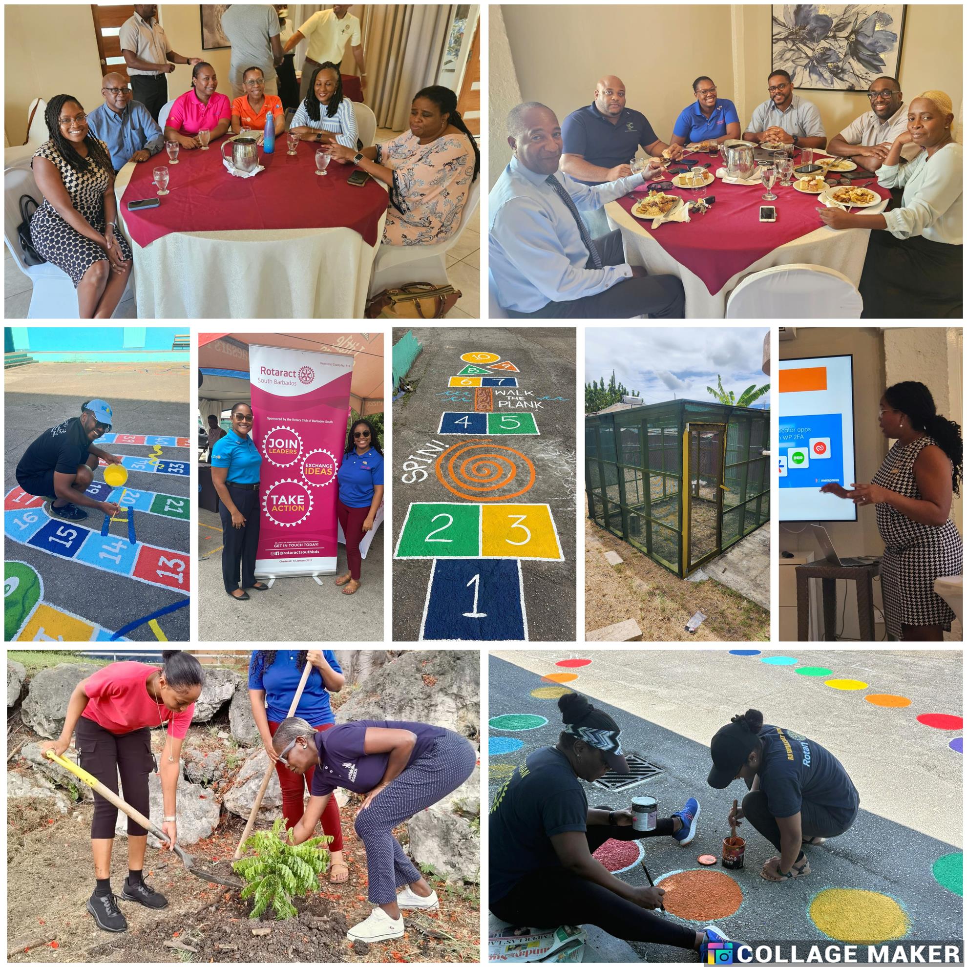 banner collage featuring a few images from the september activities