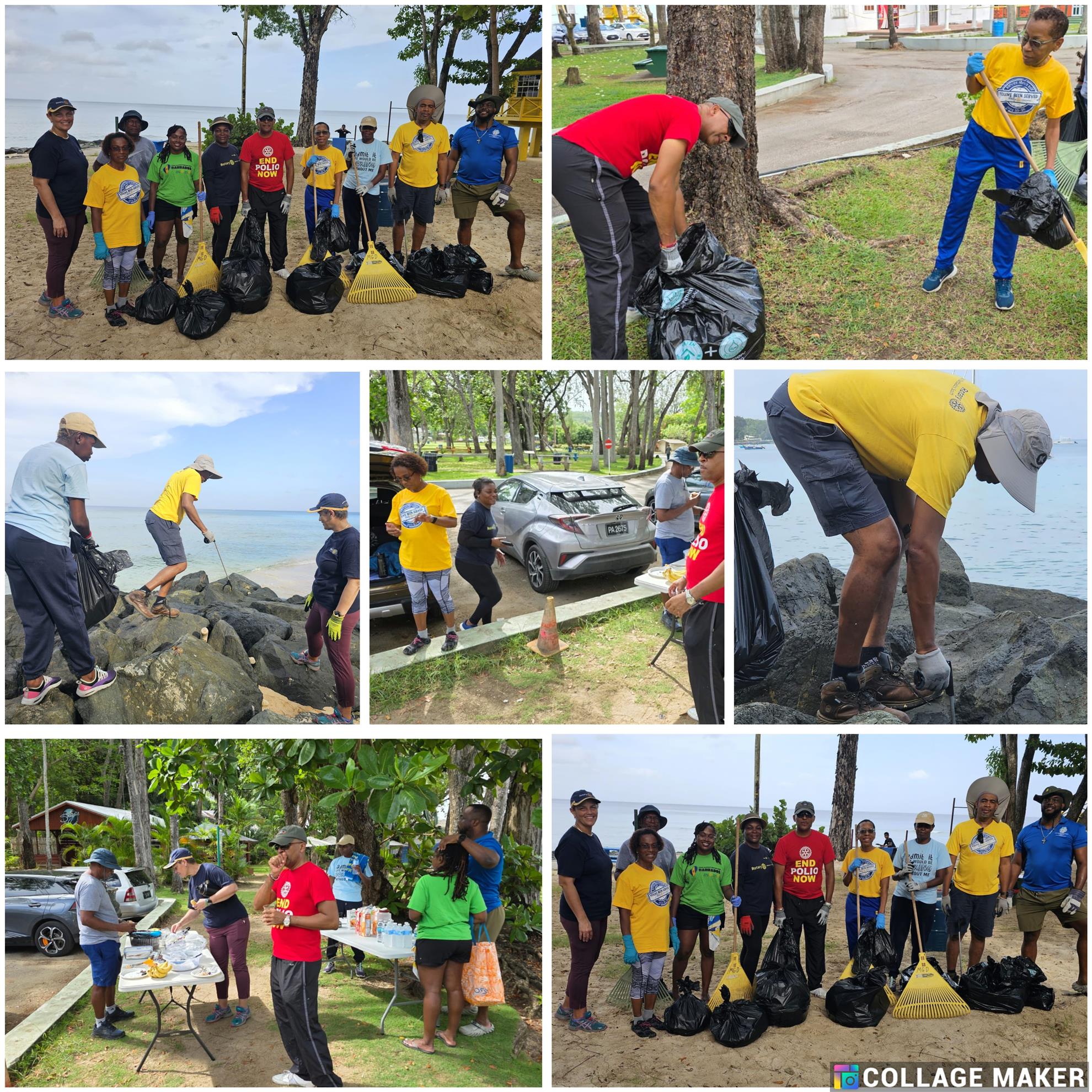 Images from clean up Barbados at Folkstone Marine Park